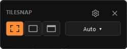 TileSnap capture toolbar